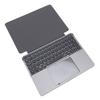   Keyboard with Touchpad Multifunctional Quiet Typing Rechargeable Foldable 64 Key Keyboard for Laptop Tablet