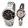 FOREVER Pair 10 ATM Water Resistant with Battery Movement with Solar FOREVER Pair Watches Watches, [Men's Model] 10-Year [Women's Model] Movement,