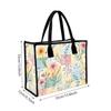 Floral Pattern Tote Bag Casual Daily Use Shoulder Bag for Shopping Travel Outdoor Commute Stylish Handbag for Women 