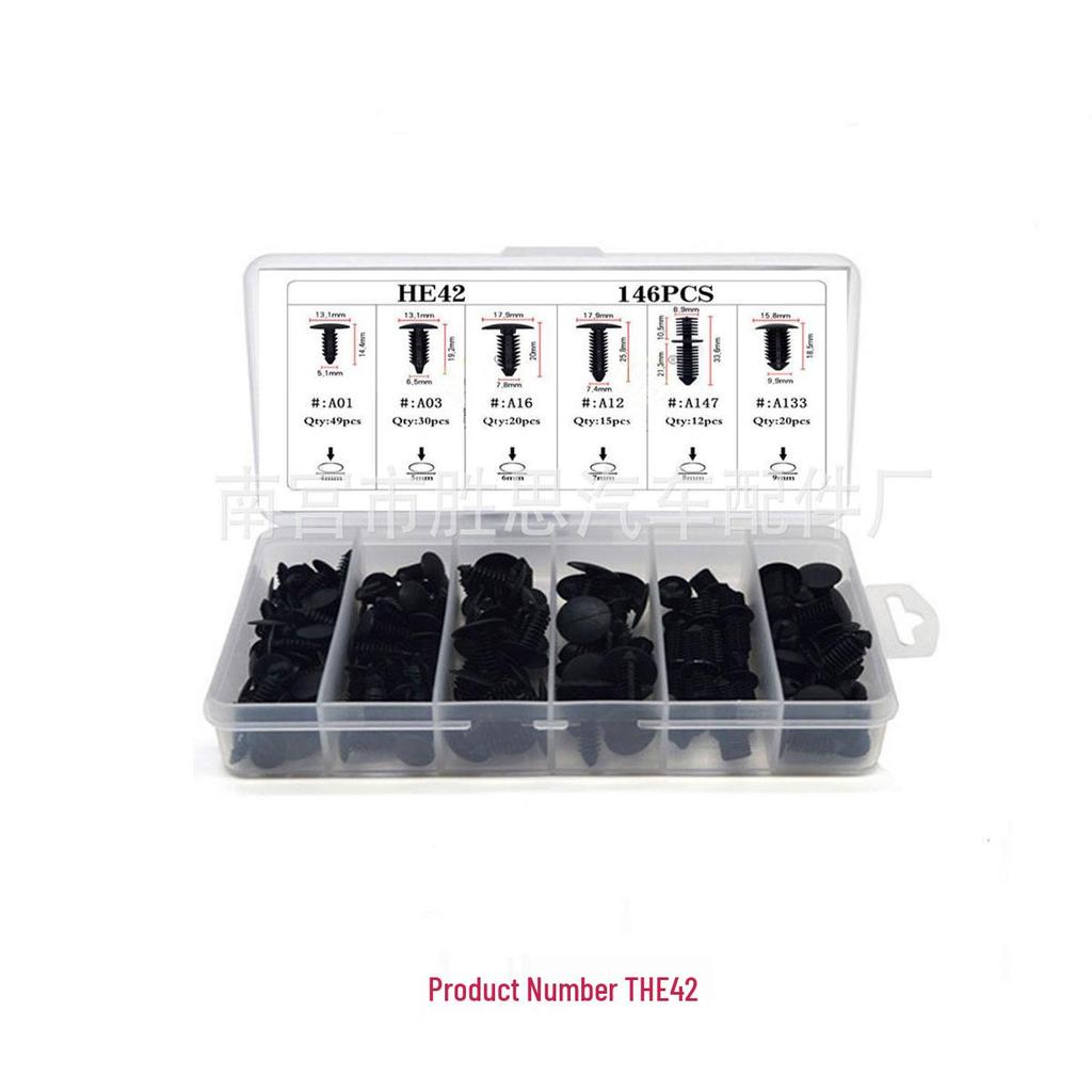 150pcs Mixed Car Trim and Mudguard Fastener Clips for Auto Installation