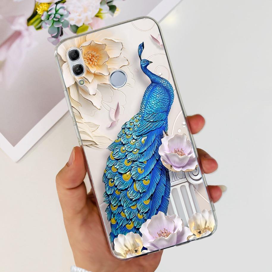 Чехол для Honor 10 Lite Honor 10i Ударопрочный чехол HRY-LX1T HRY-LX2 Стильный Цветочный Мягкий силикон Прозрачный ТПУ Funda Для Honor10 Capa