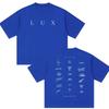 Retro High Quality Tees Rosalia Lux Tour Album  Letter Print T Shirts Unisex Women Clothing Fashion Cotton Short Sleeve Tshirt