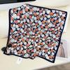 2024 New Fashionable Versatile Silk Scarf 68 Cm Printed Sunscreen Decorative Small Square Scarf Velvet Texture Scarf