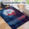 Custom Text Printed Rug Bolton Wanderers FC Non Slip Floor Carpet For Home Room Decor