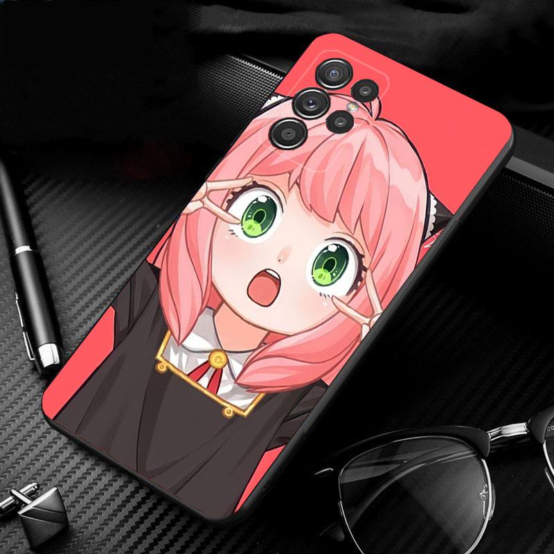 Spy X Family Anya Forger Phone Case for Samsung S25 S24 S23 S22 S21 S20 Ultra S20 S22 S21 S20 FE S24 Plus