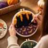Набор для вышивания punch needle на Хэллоуин с пряжей, DIY набор материалов для взрослых и детей