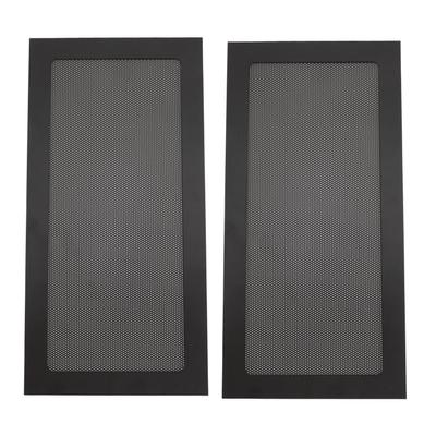 2 шт. Пылевые фильтры для вентиляторов компьютерных кулеров с магнитной рамкой, сетчатый фильтр для вентиляторов ПК, мелкоячеистый ПВХ-пылезащитный чехол.