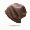 Женская кашемировая шапка-бини с напуском, зимняя, толстая, гофрированная, шерстяная, вязаная, теплая, мягкая, Skullies, шапки-бини Gorros, большой размер для леди