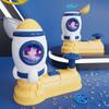 Air Rocket Launcher Outdoor Toy Soaring Rocket Flying Disc Saucer Foot Launcher Kid Jump Sport Game Educational Toy for Children