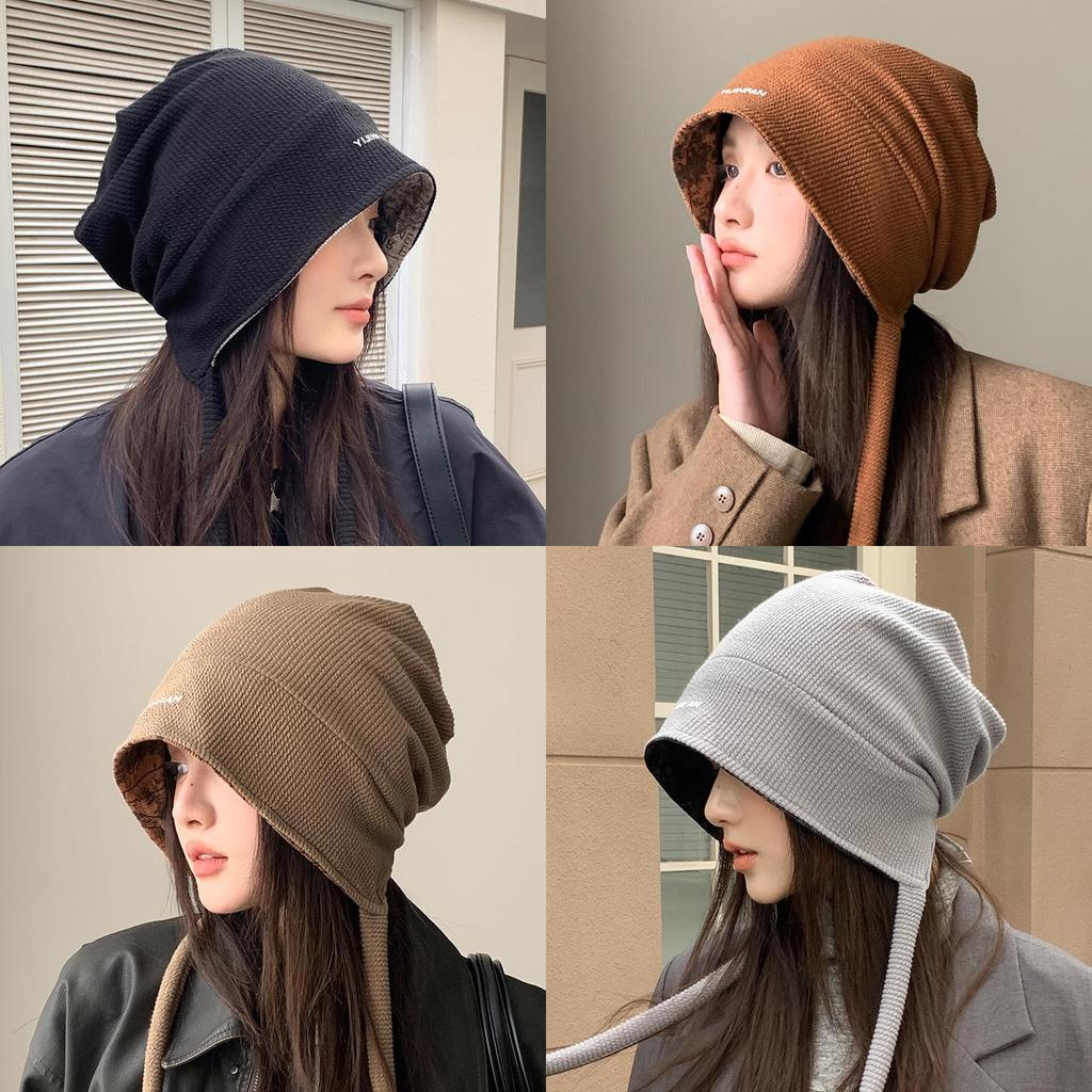 Knit Hat For Women With Warmth And Windproof Features For Autumn And Winter Casual Wear