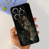 Чехол для Tecno Spark 20 Pro Жидкий силикон Мягкий ТПУ Матовая крышка Маска для телефона На Spark20 20Pro 4G Роскошный узор Кот Цветок Мультяшный