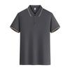 New Summer POLO Shirt Short-sleeved T-shirt Light Luxury Fragrance Cool Contrast Solid Color Lapel Top