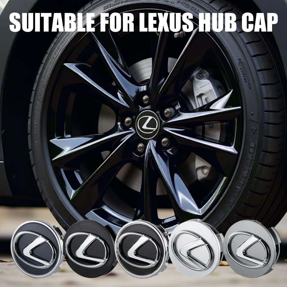 4Pc 56/60mm Logo Hub Caps Car Wheel Center Cover For Lexus CT200h NX300h RX300 RX330 F Sport IS RX NX ES LS GS UX LX LC RC GC GX