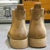 Мода Мода Мужские ботинки Челси Остроносые Удобные Ботильоны на молнии Мужские Слипоны Дешевые 2024 Новые Мужские замшевые туфли Zapatos Hombre Повседневные