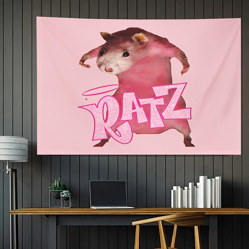 Outdoor Home Mouse Theme Tapestry High Quality MultiSize Flat Print Design for Dorm Living Room Decor