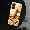 Чехол-накладка с принтом золотого узора для Xiaomi Poco X6 X5 X7 Pro F7 Ultra Redmi 15C 15 13C 13 12C 12 10C 10 10A 9C 9A 9T