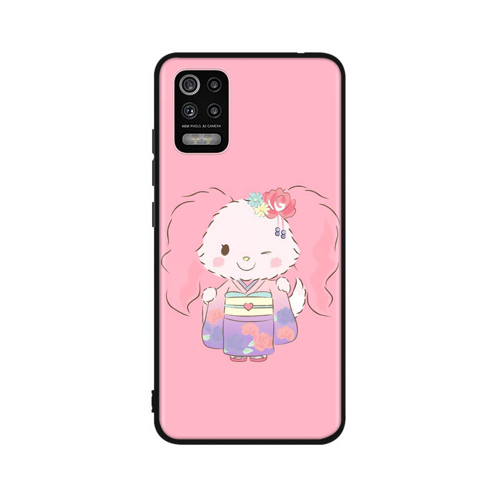 Чехол KT63 Bonbonribbon Maimai для Xiaomi Poco X6 X4 M5 M6 F5 F6 C65 C55 C50 C51 C40 Redmi Note 7 8 14C A3X 13C 12C 11 10A 9C Pro черный мягкий чехол