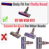 Motorized Roller Brush Head For Dyson V7 V8 V10 V11 V15 G5 Vacuum Cleaner,Soft Roller Suitable for Hard Floor