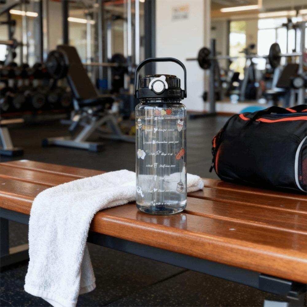 1500ml Large Water Bottle PP Drinking Cup Reusable Water Bottle  School