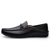 Весенние коричневые мокасины для мужчин Простые деловые туфли из натуральной кожи на мягкой подошве Высококачественная дизайнерская повседневная обувь