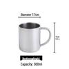304 Stainless Steel Anti-Scald Double-Layer Water Cup for Kids and Students with Engraving