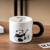 Керамическая кружка Shangqi с ручной росписью «Милая панда»