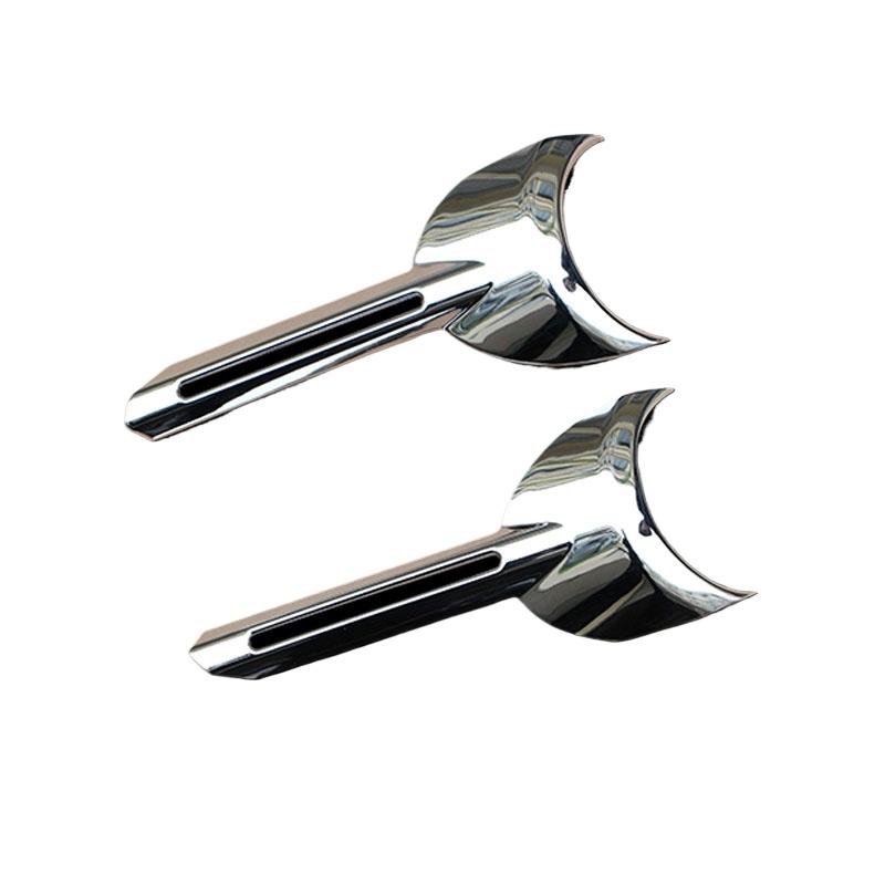 Car Front Fog Lamps Cover Fog Lights Trim for Renault Koleos MK2 II Samsung QM6 2017 - 2025 ABS Chrome Accessories