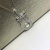CNC Diamond Necklace High-end Horizontal and Vertical Mini Gypsy Necklace