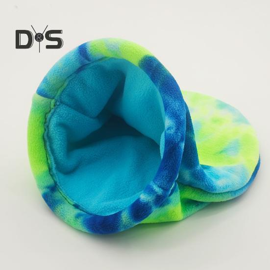 Спальный мешок для хомяка, мягкий флис, зимнее теплое укрытие, гнездо, морская свинка, уютный мешок для маленьких животных, уютная пещера для кролика, шиншиллы, крысы, белки, ежа