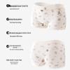 Women's Antibacterial Modal Cotton Floral Lace Mid-Waist Boxer Briefs