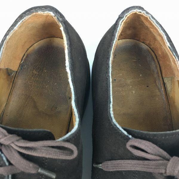 Paraboot CHAMBORD Suede U-Tip Shoes Brown Size 12R Men's(USED)