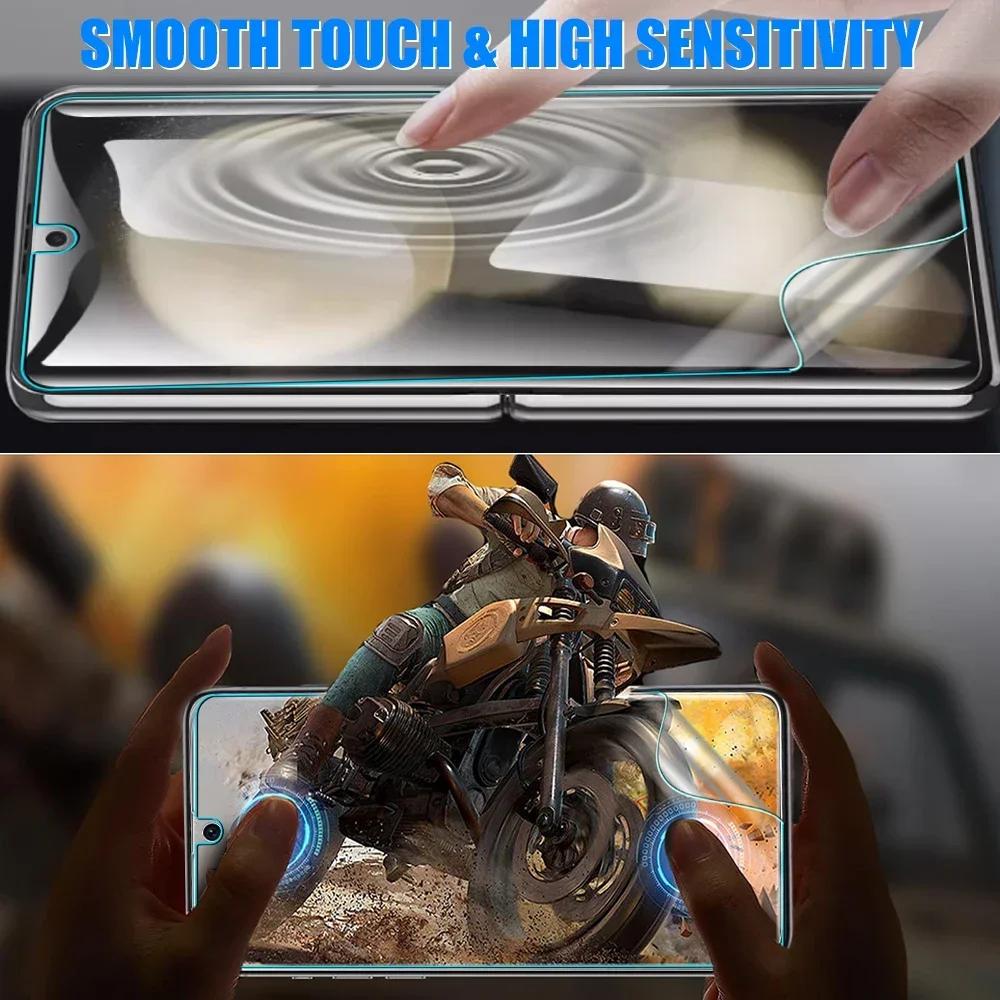 [2+2+2] 6 в 1 HD Закаленное стекло Защитная пленка для внешнего экрана + Мягкая гибкая ТПУ Защитная пленка для экрана для Samsung Galaxy Z Flip 7 6 Защитная пленка для камеры Flip7 Flip6 5G