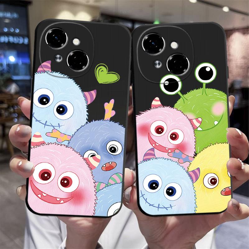 Для Tecno Spark Go 1 Go 2020 2022 2024 2025 Чехол Ударопрочный Силиконовый Кот Мягкий ТПУ Чехол для Телефона Для Spark Go 2023 Задняя Крышка Fundas
