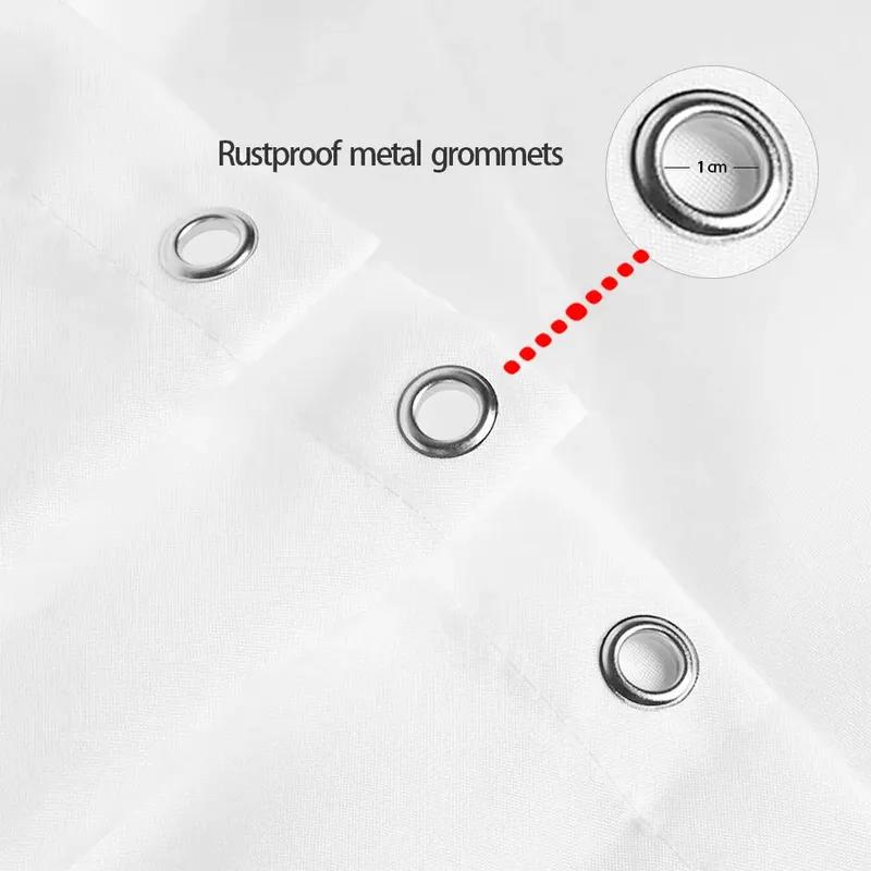 Rustic Country Style Barn Door Shower Curtains Farmhouse Western Brown Primitive Wood Rural Life Polyester Fabric Set With Hooks