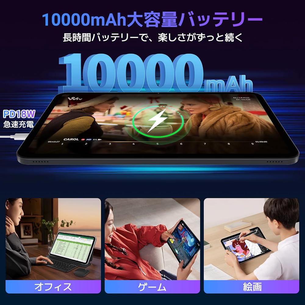 Планшет Android Tabwee T60pro, 13 дюймов, дисплей FHD 120 Гц, 24 ГБ ОЗУ, 256 ГБ памяти