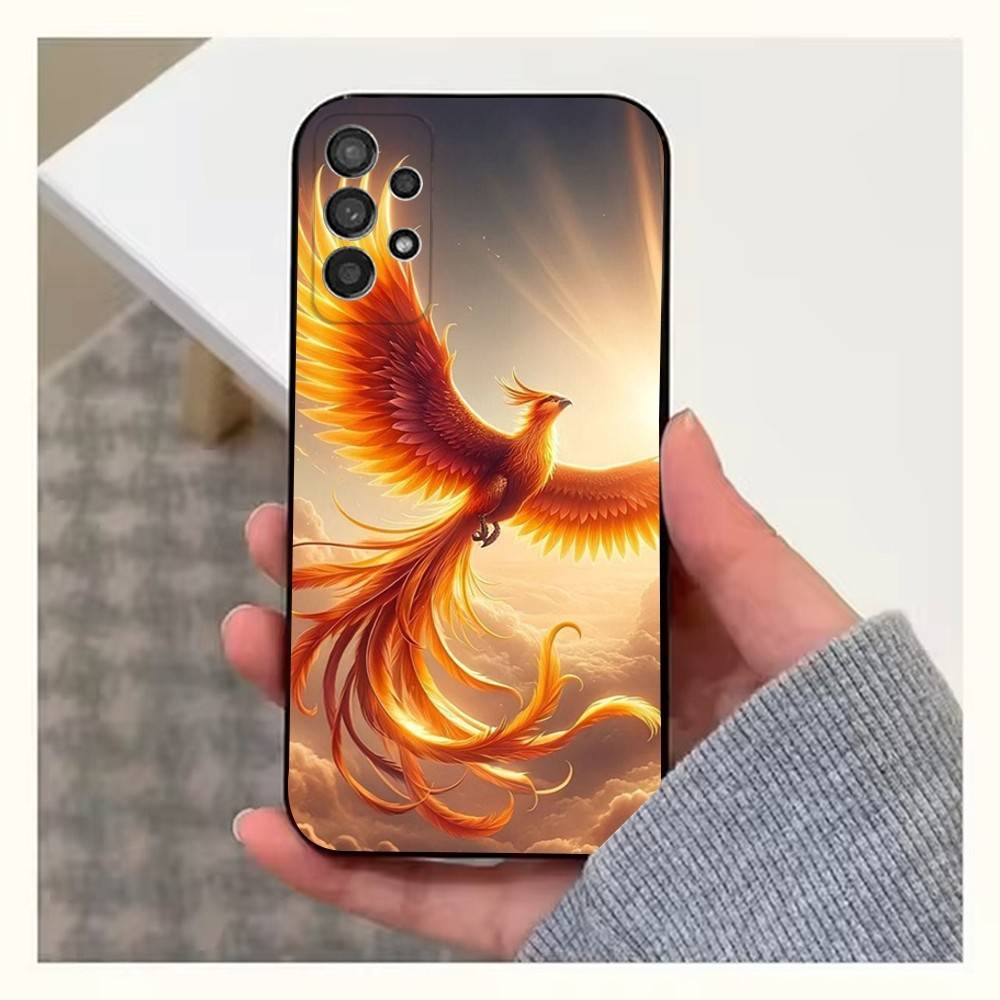 Cool Phoenix Case For Samsung S10,Plus,S9,Ultra,S24,S21,S20,S23,FE,S22,S25,Lite,Soft Silicone Black
