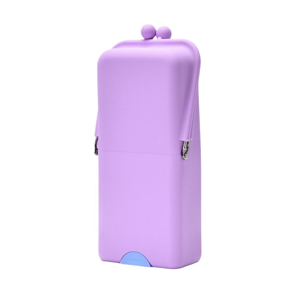 Vertical Makeup Brush Storage Bag Silicone Makeup Brush Holder Makeup Organizer  Cosmetic Tool