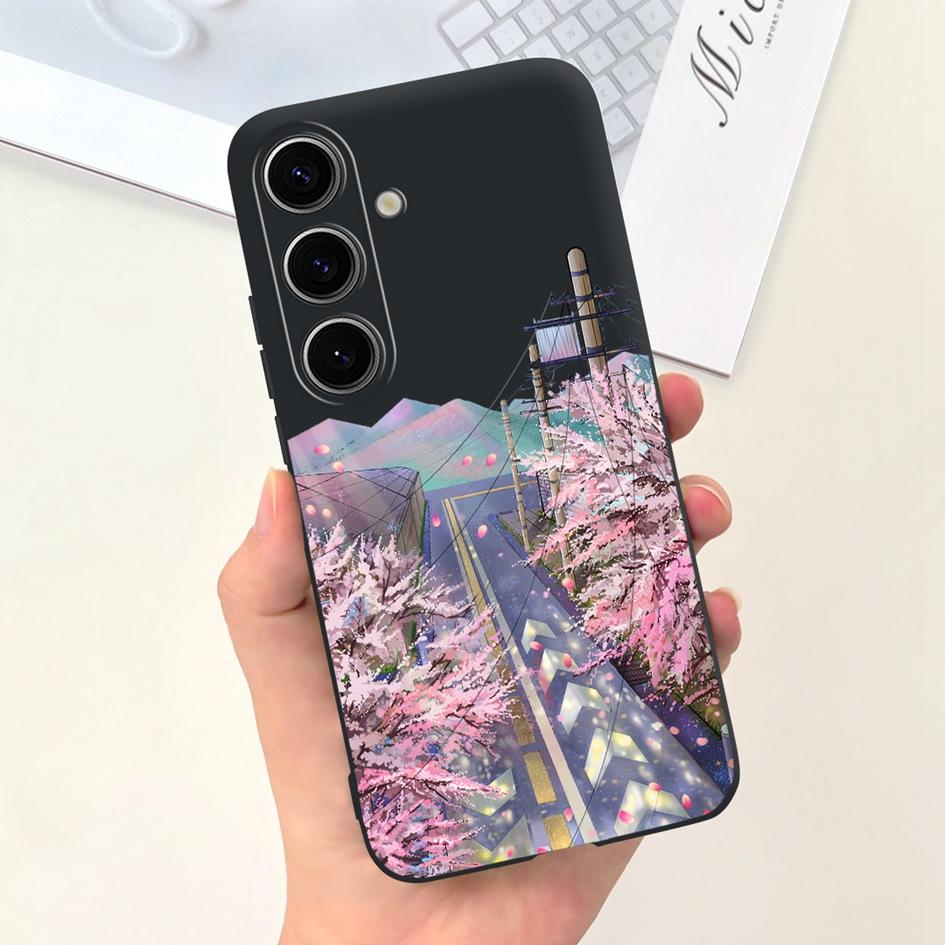 Чехол для Samsung Galaxy S24 Plus Милый Желтый Утенок Астронавт Матовый Силиконовый Мягкий Чехол для Samsung S 24 S24 Ultra S24+ 5G Funda
