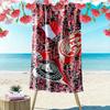 Köln FC Print Beach Towel, Large Soft Quick Dry Towel for Beach Camping Swimming