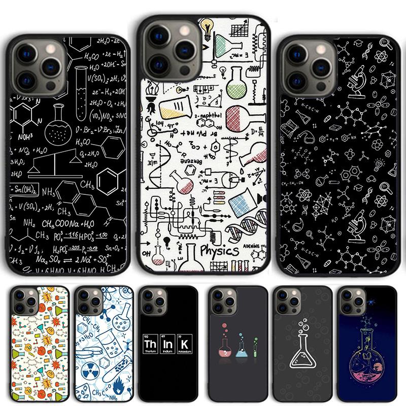 Science Chemistry Formulas Phone Case Cover For iPhone 17 Air 16 15 14 13 12 Pro Max 11 Pro Max Plus Coque Shell