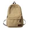 Durable Canvas Backpack, Large Capacity Backpack, Suitable For Middle School High School And College Students