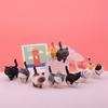Set of 9 Cute Cat Figure miniatures,Korean Car Acc