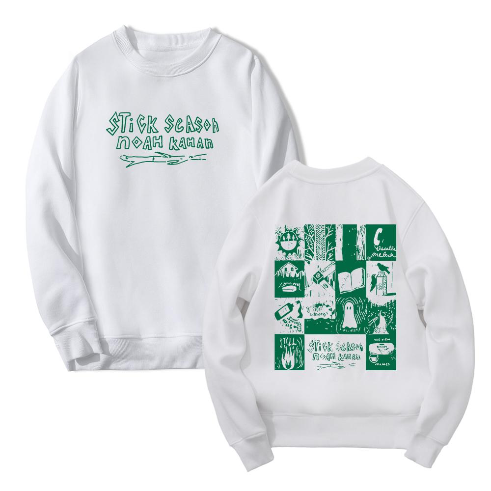 NOAH KAHAN Stick Season 2023 World Tour, толстовка большого размера, женский пуловер унисекс с длинными рукавами, свитшот с круглым вырезом, повседневный спортивный костюм