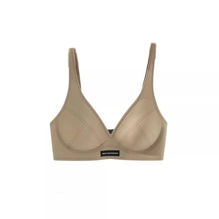 Soft Wireless Push-Up Bra for Women - Thin, Seamless, Side Support, Anti-Sagging, Comfortable Fit