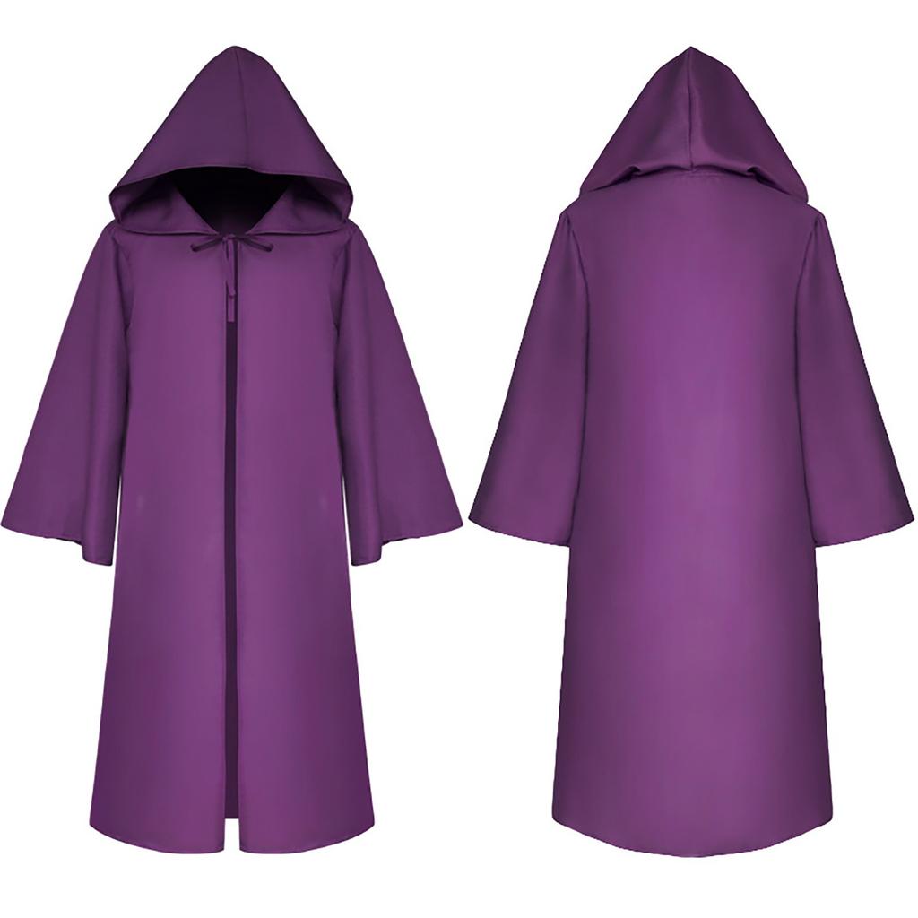 Men's And Women's Halloween Costumes Grim Cloak Hooded Cloak Jacket Coat