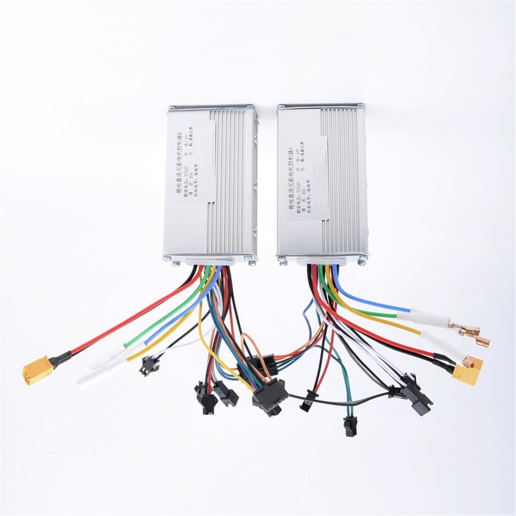 Supernew 52V 25A 1200W JP Brushless DC Motor Electric Scooter Bike Controller A+B Dual Drive Motor Controller