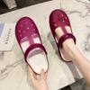 Sandals for Women Jelly Shoes 2024 Summer Female Beach Shoes Hole Shoes Casual Sandals Ladies Slippers