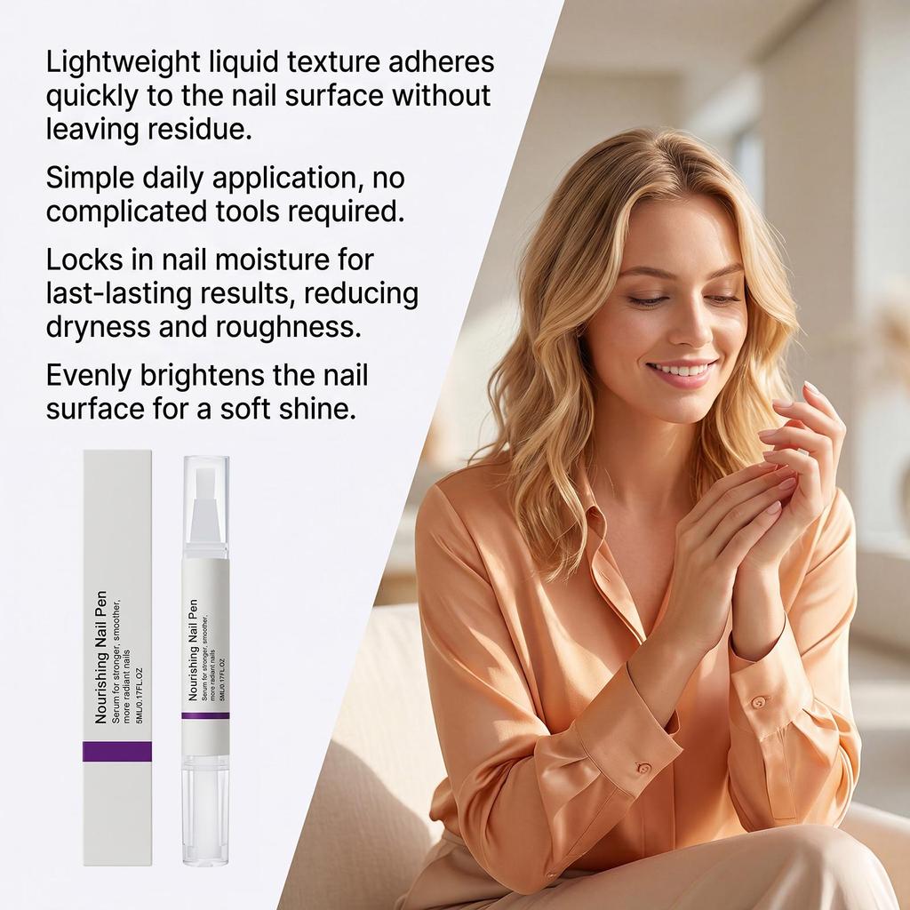 Moisturizing Nail Care Pen Moisturizing Nail Noodles Soft Heh Armor Quality Portable Nutrient Solution Hand Care Nail Art Receive