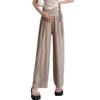 Maternity Pants Summer Thin Ice Silk Wide-leg Pants Spring and Summer Wear Low Waist Pregnancy Casual Straight Yamamoto Pants Summer Wear
