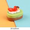 Аксессуары для кукольного фруктового торта из смолы Мороженое Клей для еды Крем для кромок Аксессуары для кукольного домика
